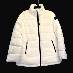 Calvin Klein Performance Sherpa & Puffer Jacket Sz S